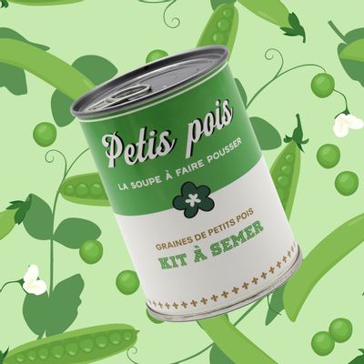 Garden accessories - seed kit\" Pea soup\” Made in France - MAUVAISES GRAINES