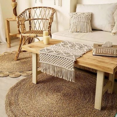 Other caperts - Wicker Round Rug - FOWA