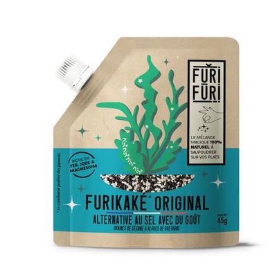 Condiments - Furikake Original - Condiment sésame & algues - alternative sel 45G - FURI & CO