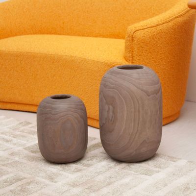 Armchairs - WOODEN VASE - SO SKIN - IDASY