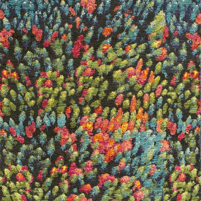 Tapis design - Bird's Eye View of Autumnal Woodland - ZOLLANVARI INTERNATIONAL