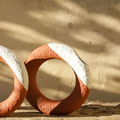 Vases - Vase Anneau ciselé V - CARTE BLANCHE CÉRAMIQUES