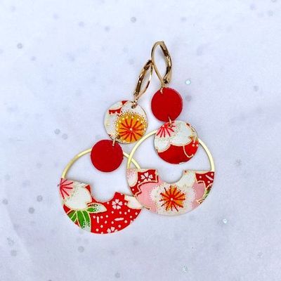 Jewelry - Boucles Washi - THE COCOTTE