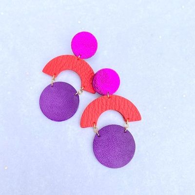 Bijoux - Boucles cuir - THE COCOTTE