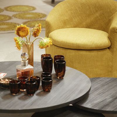 Coffee tables - BESIDE BOIS BRULE table - MAISON DE VACANCES