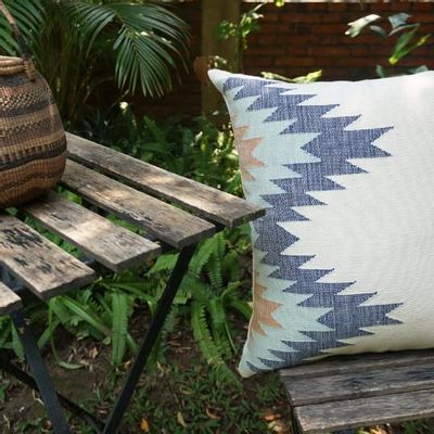 Fabric cushions - Double Mountain Jumbo Cushion Cover - TRADITIONAL ARTS AND ETHNOLOGY CENTRE (TAEC)