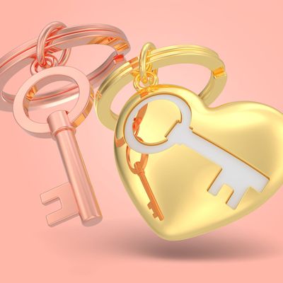 Bags and totes - Key to Heart Key Chain - METALMORPHOSE