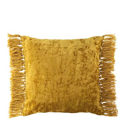 Coussins textile - Housse de coussin PAULA velours irisé bronze - BLANC D'IVOIRE