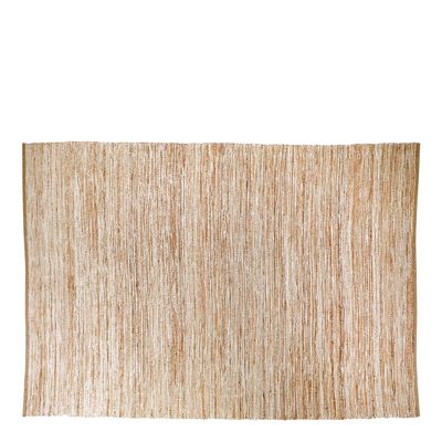 Tapis - Tapis DINAN coton et jute - BLANC D'IVOIRE