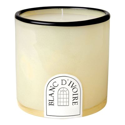 Candles - Cream glass scented candle 340 g - Jardin de Néroli - BLANC D'IVOIRE