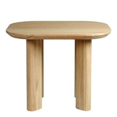 Coffee tables - SIMONA end table light oak  - BLANC D'IVOIRE