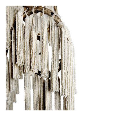 Hanging lights - ANASTASIA metal and pearl pendant light - BLANC D'IVOIRE