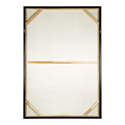 Tableaux - Tableau LUEUR ROSEE peinture acrylique blanc et rose - BLANC D'IVOIRE