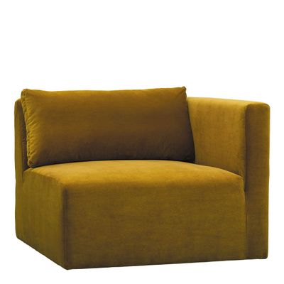 Sofas - LOU sofa saffron velvet right module - BLANC D'IVOIRE