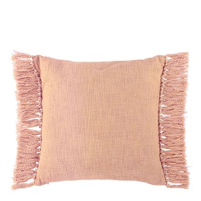 Coussins textile - Housse de coussin PAULA velours irisé blush - BLANC D'IVOIRE