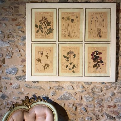 Decorative objects - Handmade herbarium table - OFFICINA NATURALIS