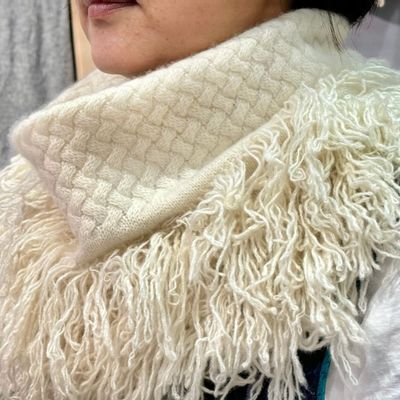 Foulards et écharpes - FringeSnood - AZZA DESIGN CASHMERE MONGOLIA