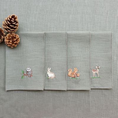 Linge de table textile - Serviette en lin | FORESTA - GIARDINO SEGRETO