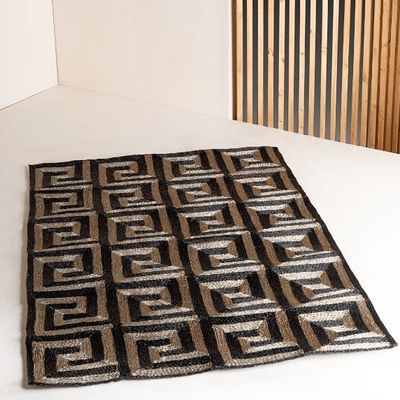 Tapis sur-mesure - Greek Key Pattern - WEAVEMANILA