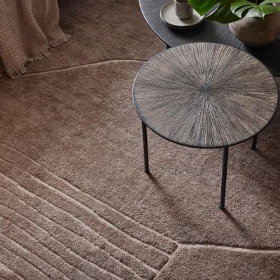 Design carpets - Landscape Rug - Fields, Beige - REZAS RUGS