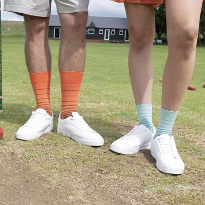 Socks - Retro Stripe Supima Cotton socks - PEPER HAROW LTD