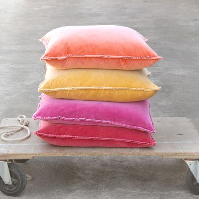 Cushions - PIP velvet stonewashed cushion cover - ML FABRICS