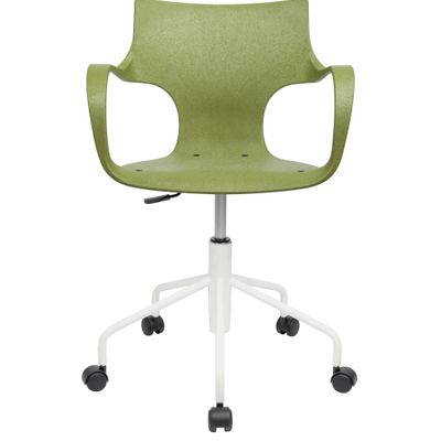 Office seating - CHAISE ERBI MISKI, châssis pivotant sur roulettes - STILFIBRA