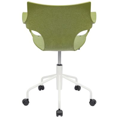 Office seating - ERBI MISKI CHAIR, swivel frame on castors - STILFIBRA