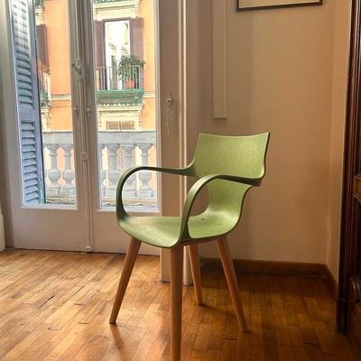 Chairs - ERBI MISKI CHAIR, wooden frame - STILFIBRA