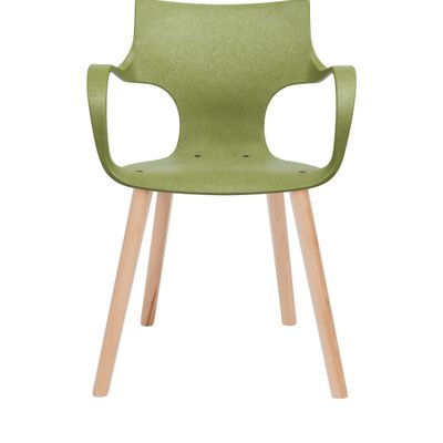 Chaises pour collectivités - CHAISE ERBI MISKI, châssis en bois - STILFIBRA