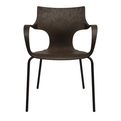 Chaises pour collectivités - CHAISE ERBI MOKA, structure en acier peint pour l'intérieur et l'extér - STILFIBRA