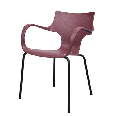 Chaises pour collectivités - CHAISE ERBI WINI, structure en acier peint, usage interne et externe - STILFIBRA