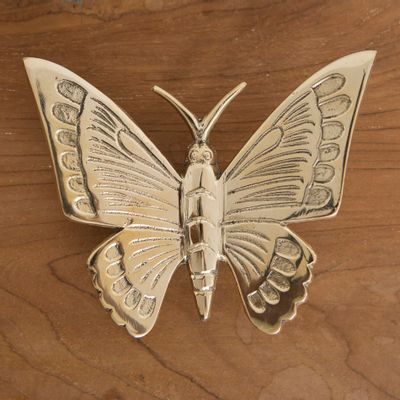 Decorative objects - Brass butterfly - MAHE HOMEWARE