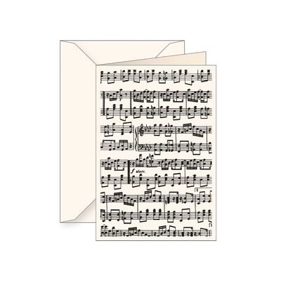 Card shop - Greeting Card "Musica" with envelope - TASSOTTI - ITALY