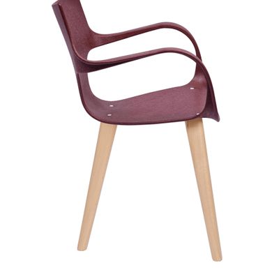 Chaises - CHAISE ERBI WINI, châssis en bois - STILFIBRA