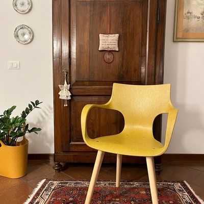 Chairs - ERBI CHAMI CHAIR, wooden frame - STILFIBRA