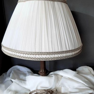 Decorative objects - Cone shade with pleated pleated silk bands - BELLE EPOQUE