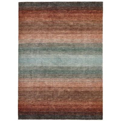 Tapis design - Tapis Panorama - Dark Brown Multi - REZAS RUGS