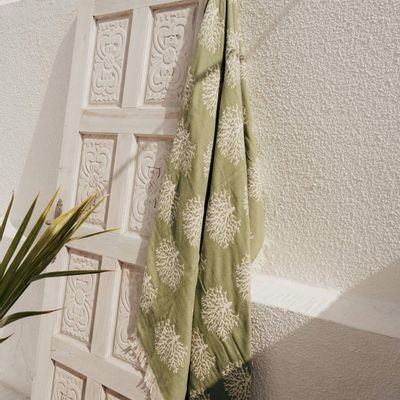 Throw blankets - 100% COTTON BLANKET - MARINE BREEZE - PAMUKME