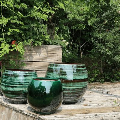 Pots de fleurs - Vase BAHIA - LES POTERIES D'ALBI