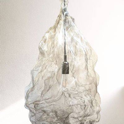 Objets de décoration - Plafonier SILVARA. Fabriqué à la main en France - MONA PIGLIACAMPO . ATELIER SOL DE MAYO