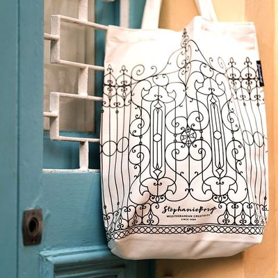 Bags and totes - Ferò Gate Tote Bag 100% Cotton - STEPHANIE BORG®