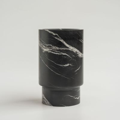 Vases - BLACK MARBLE VASE - WINE COOLER - KIWANO CONCEPT