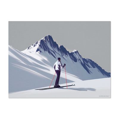 Decorative objects - Placemat Skier - MA CHÉRIE MON AMOUR