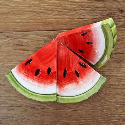 Cadeaux - Patère en céramique Pastèque pour radiateurs sèche-serviettes - LETSHELTER SRL