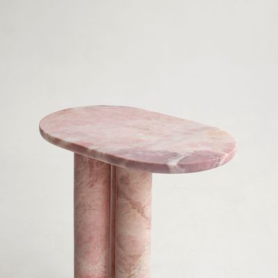 Other tables - PINK MARBLE TRIO SIDE TABLE - KIWANO CONCEPT