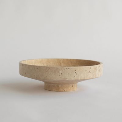 Objets de décoration - TRAVERTINE NARROW BOWL - KIWANO CONCEPT