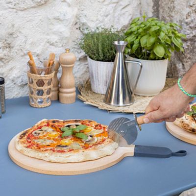 Barbecues - Sora beech pizza board • Slate - ZIIPA