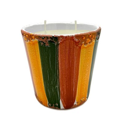 Candles - Paint Stroke ceramic scented candle (size L) - WAX DESIGN - BARCELONA