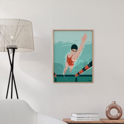 Poster - Swimming | sport poster - ZEHPUR